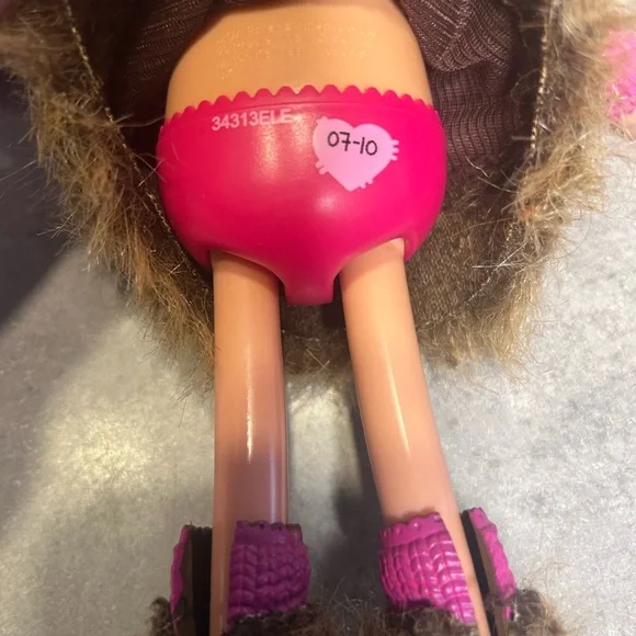 Poupée LaLaLoopsy ours en peluche pots de miel 12" rare floue 2013 MGA Entertain - Picture 5 of 5